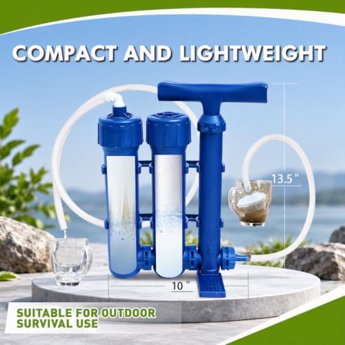 Water Filtration System Survival, Water Purifier Survival for Camping