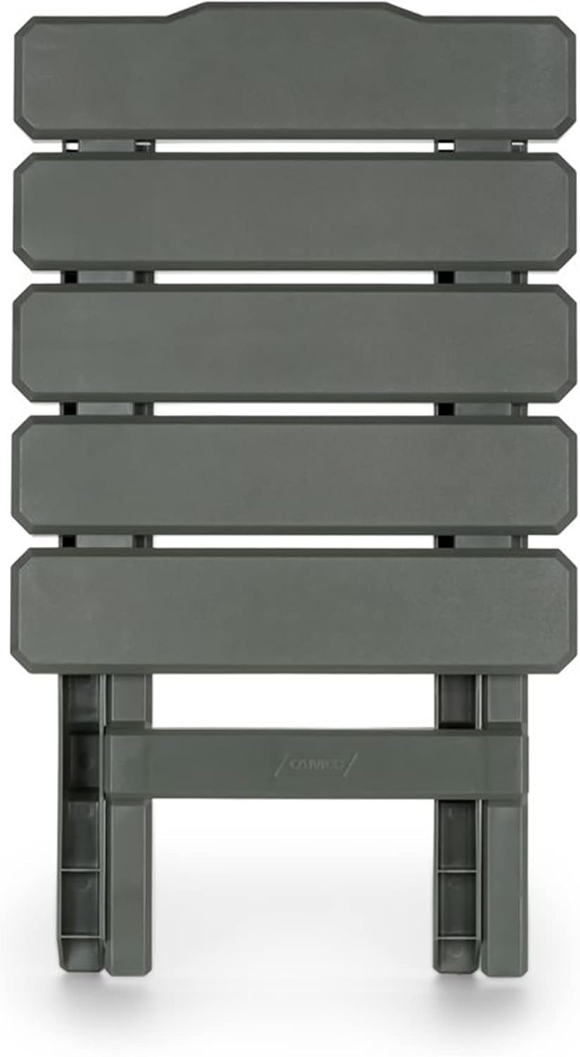 Camco Adirondack Quick-Folding Plastic Side Table, Sage, 2 Pack, 51880