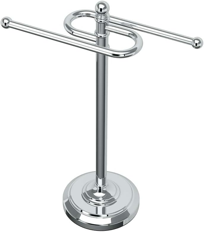 Gatco 1546 Counter Top S Style Towel Holder, Chrome