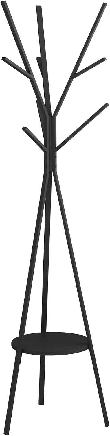 HOME BI Coat Rack Hat Stand Free Standing Display Hall Tree Metal Hat Hanger ...