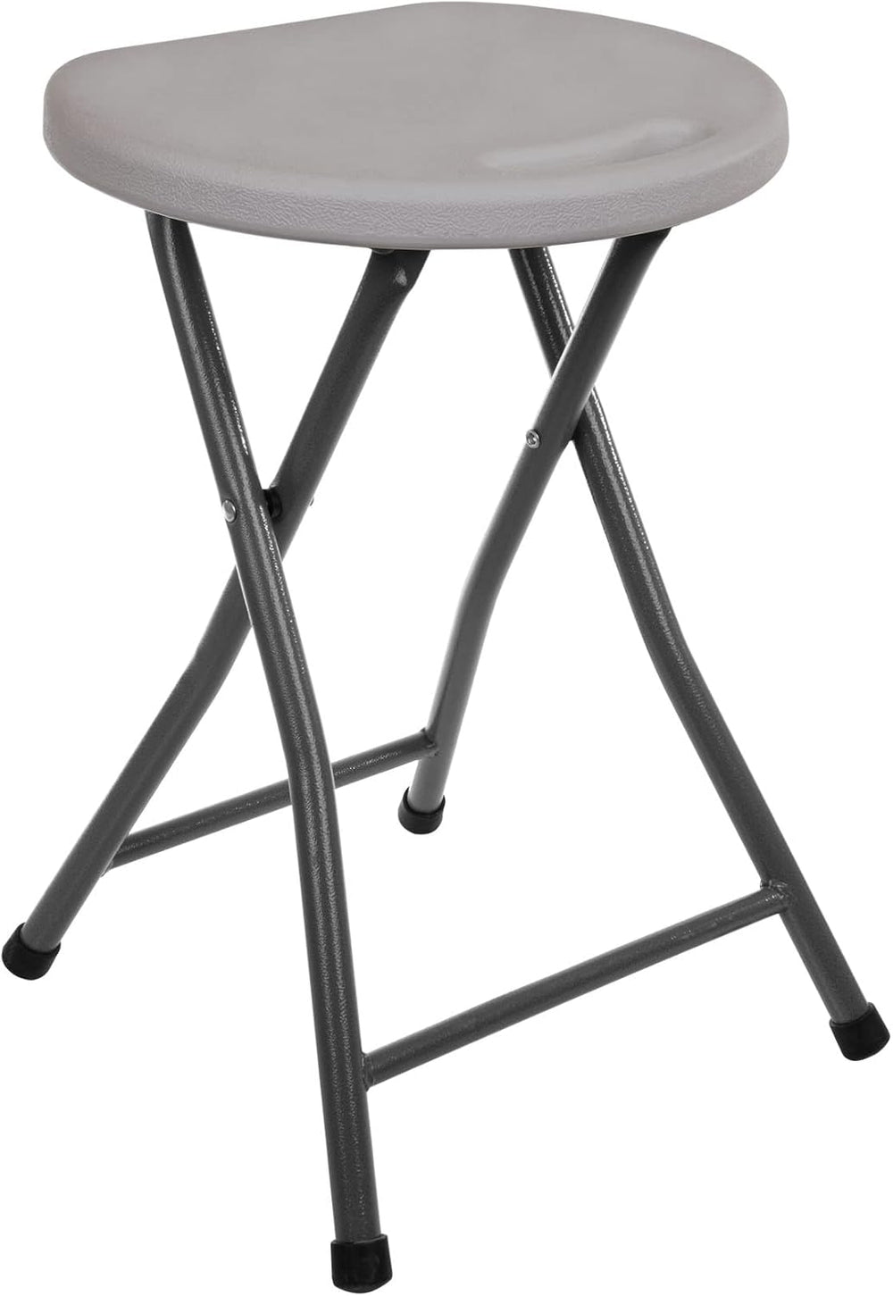Mintra Metal Folding Stools, Heavy-duty Backless Portable Chairs for Adults, ...