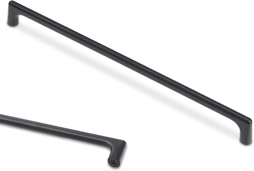 6 Pack 12-5/8 Inch(320mm) Cabinet Pulls Matte Black Kitchen Cabinet Pulls Dra...