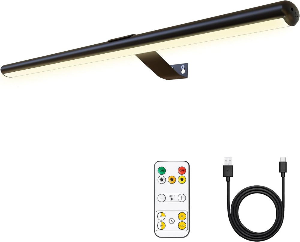 22'' Metal Art LED Display Light with 400LM, 3 Colors, Dimmable, Time...