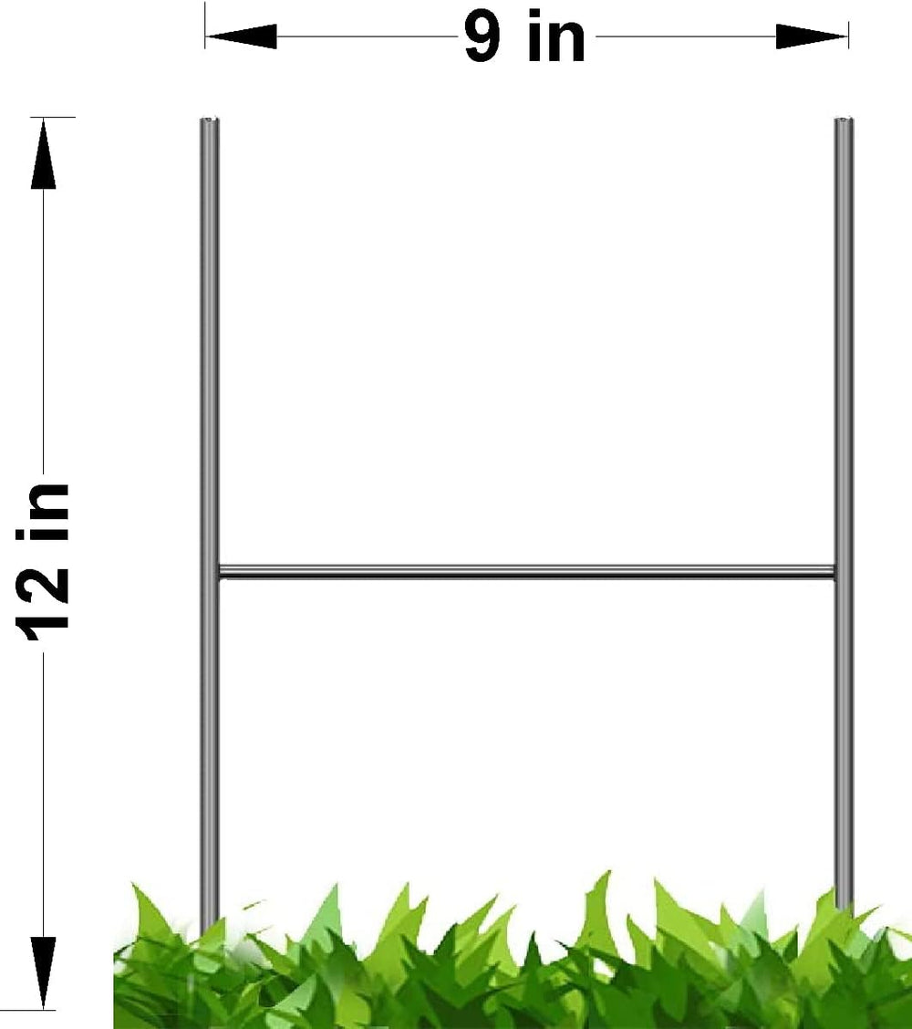 Yard Signs 10 Blank Signs (yellow) 12"x18" x 4 mm Corrugated Plasti...