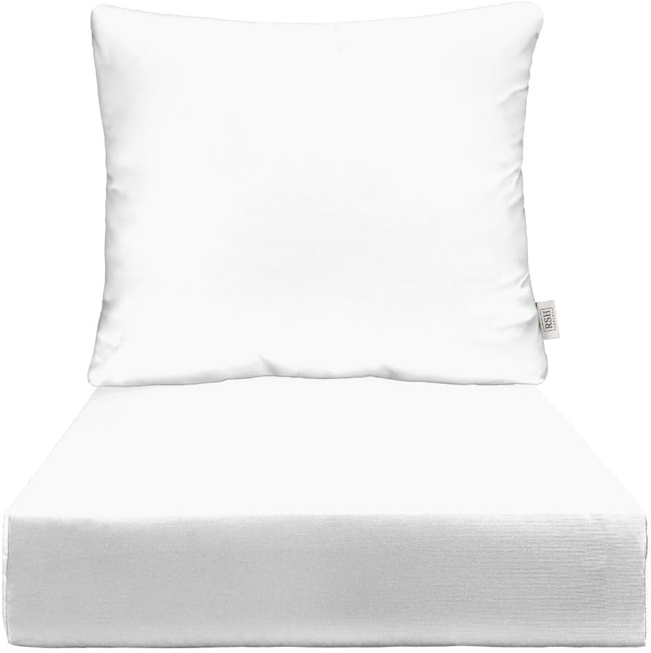 RSH DECOR: Sunbrella Deep Seating Cushion with Pillow Back | 24" x 24&qu...