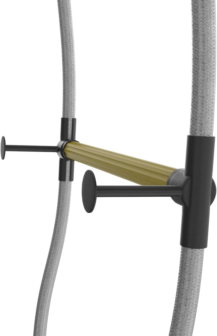 Two Story Fire Escape Ladder 13 ft with Stand-Off Stabilizers