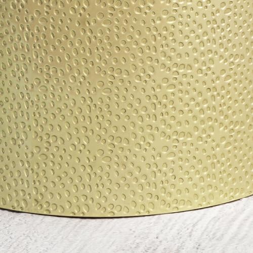 Christopher Knight Home Kaylee Round Hammered Iron Accent Table Set of 2