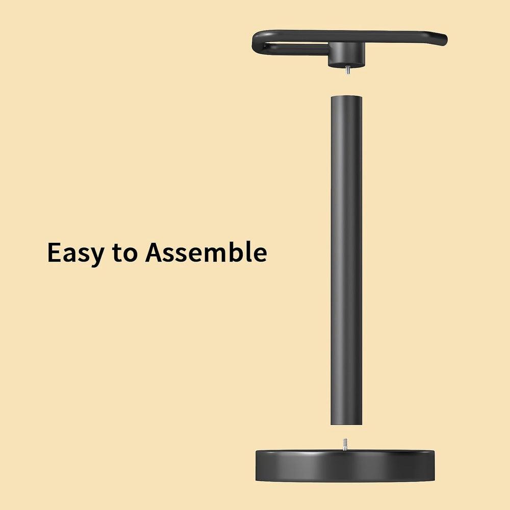 YUMORE Hand Towel Holder Stand Countertop, Pro Max Matte Black