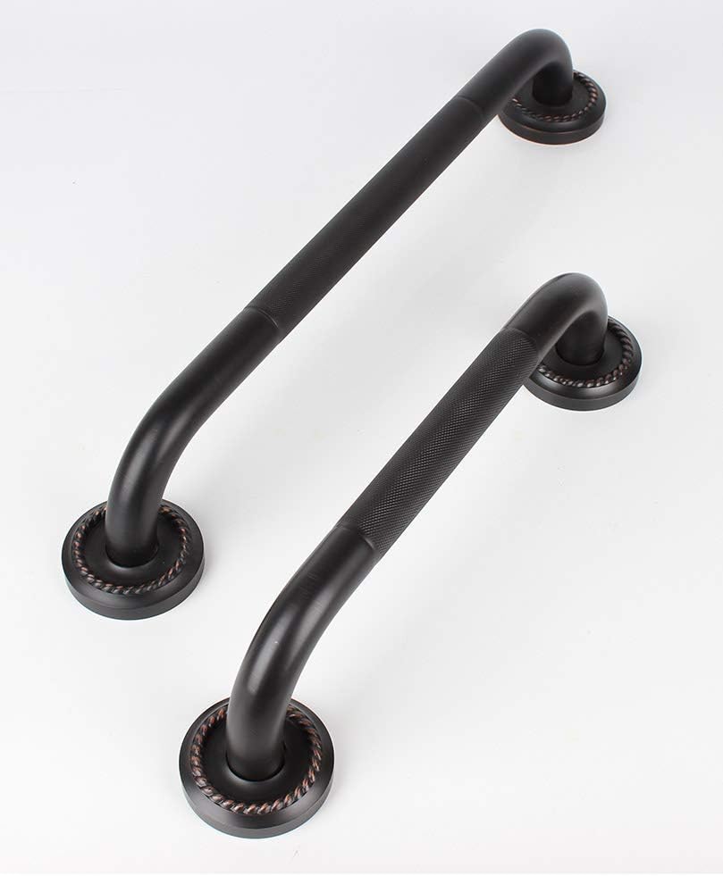 24-Inch Grab Bar Featuring Anti-Slip Handrail, Oil Rubbed Bronze, Bathroom Ba...
