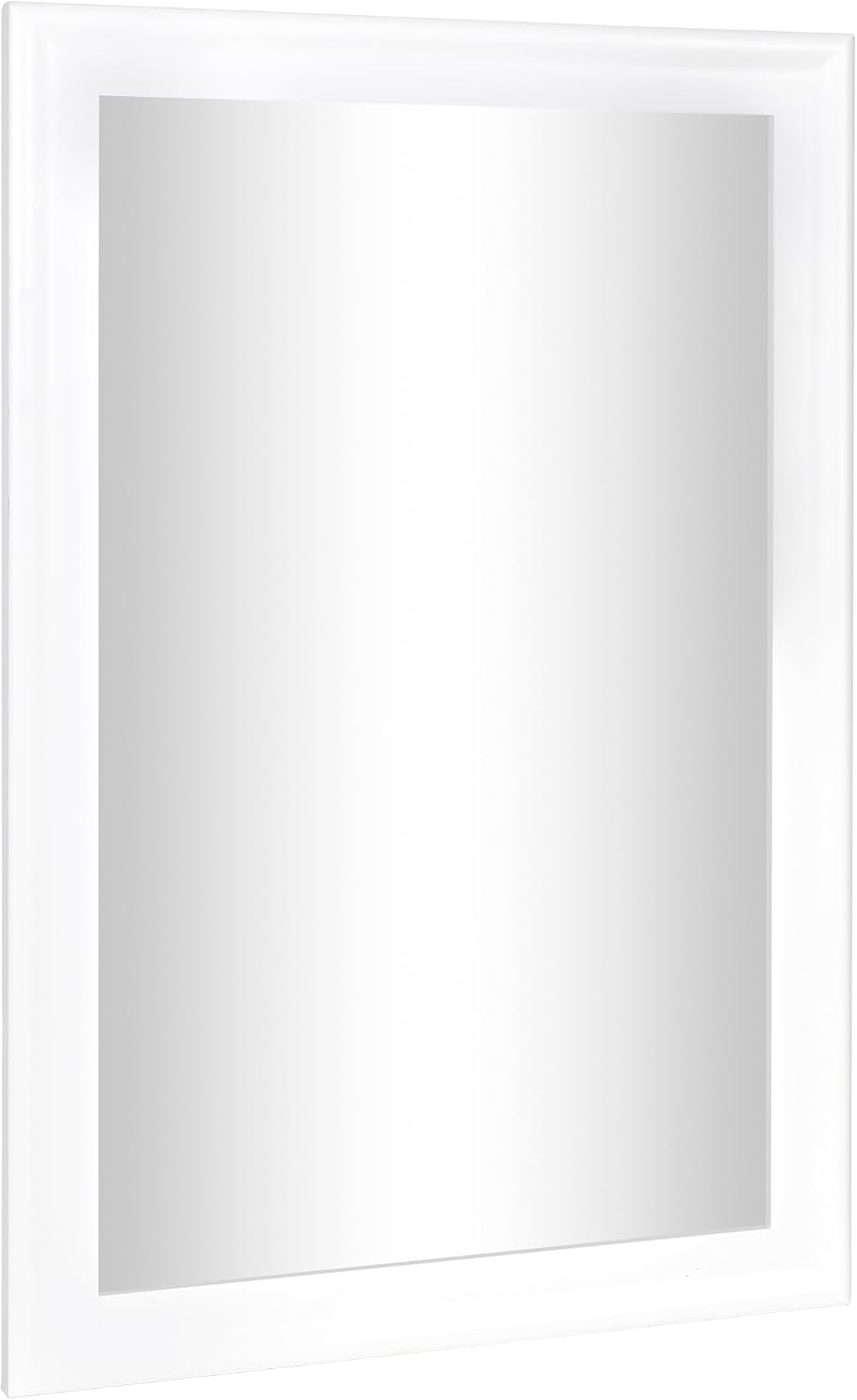White Wall Mirror for Bathroom,Rectangle Rustic 24 x 36 inch Vanity Mirrors