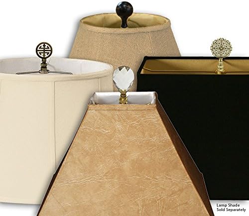 Royal Designs, Inc. BSO-710-12BLK/GL-2 Rectangle Cut Corner Basic Lamp Shade,...