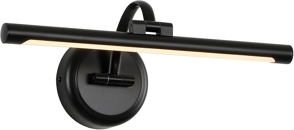 Tassuowell Hardwired Picture Ligh (Black Hardwired, 15.75 inch Dimmable)
