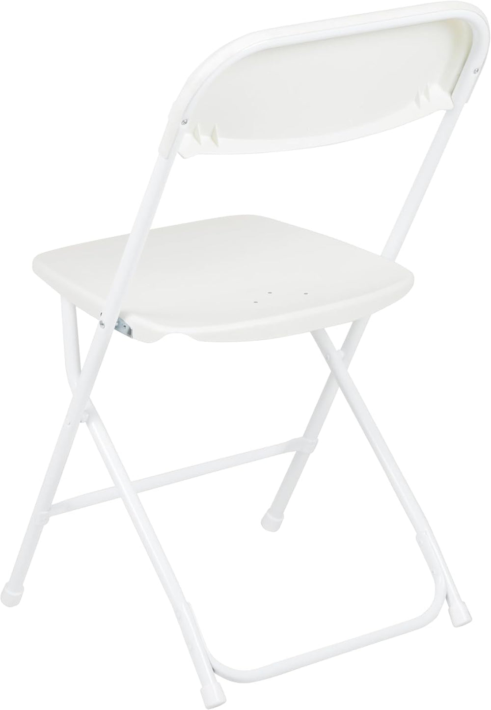 Flash Furniture Hercules Series Plastic Folding Chair - White - 4 Pack 650LB ...
