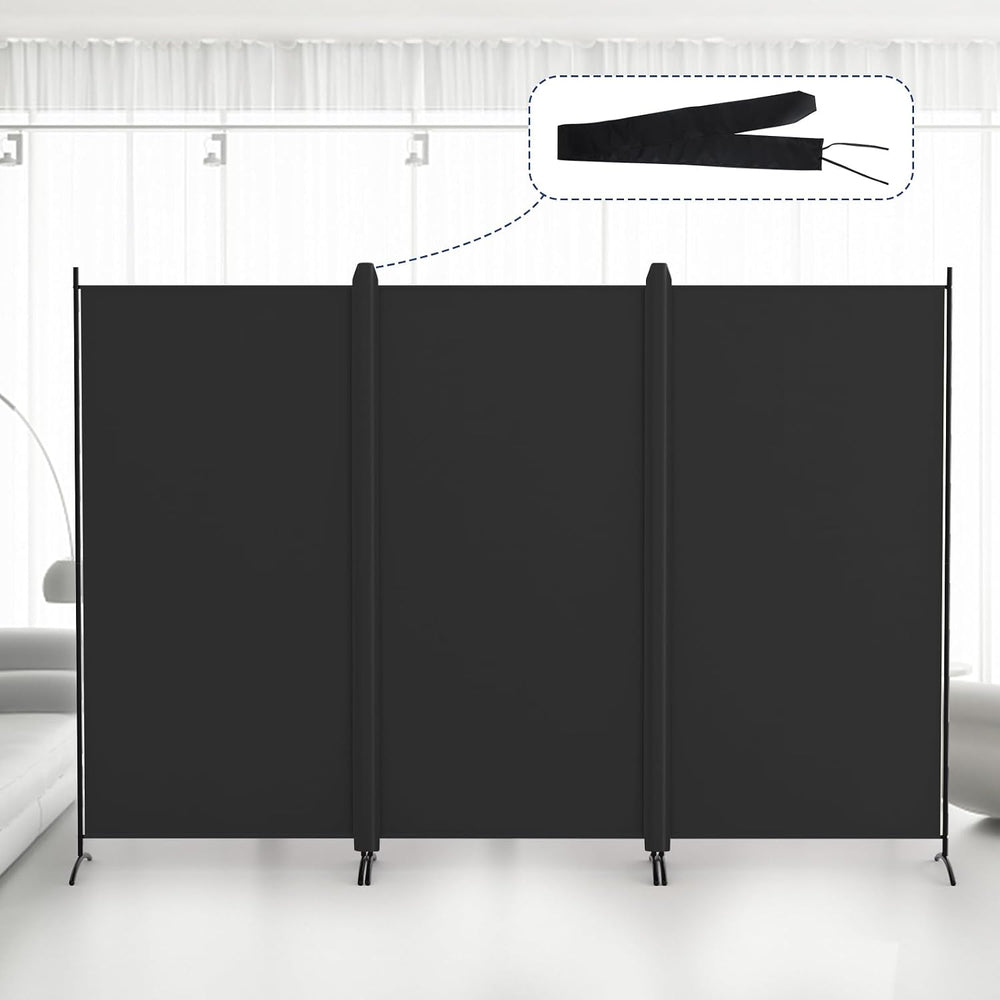 Kokorona 3 Panel Room Divider, 6FT Tall Folding Privacy Screen Wall Dividers,...
