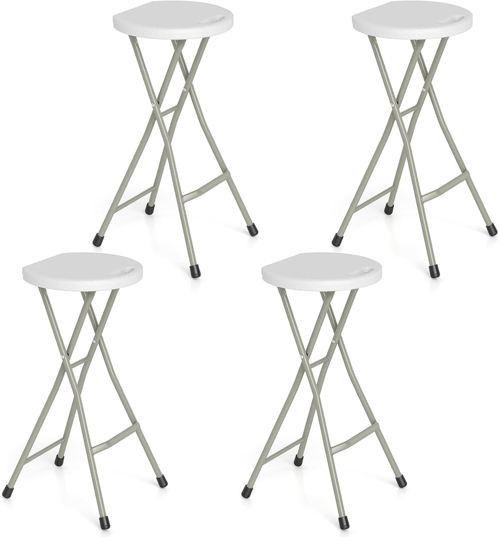Goplus 4 Pack 28 inch Folding Stool for Adults