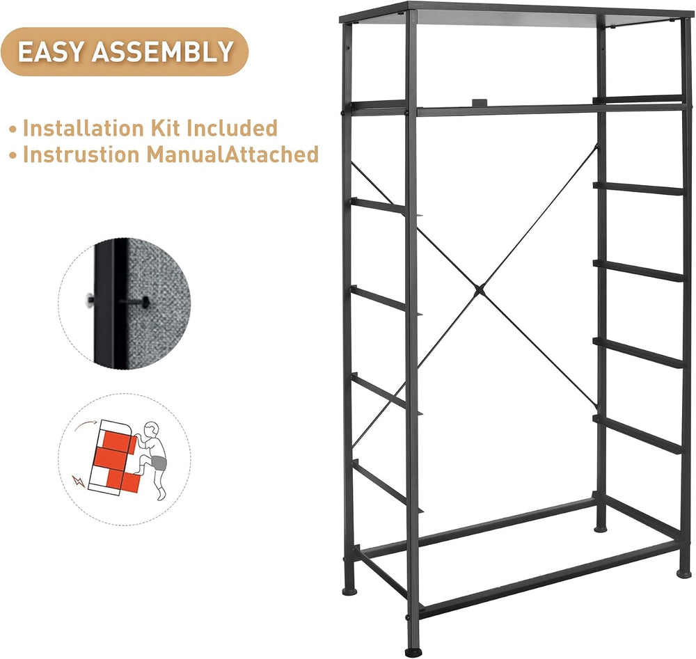 Mifuro Tall Dresser for Bedroom, Vertical Storage Organizer Tower with 7 Draw...