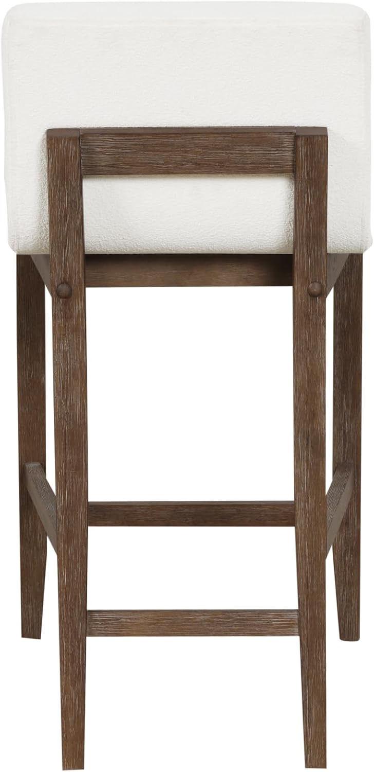 Nathan James Gracie Modern Counter Height Bar Stool with Back, Counter Stool ...