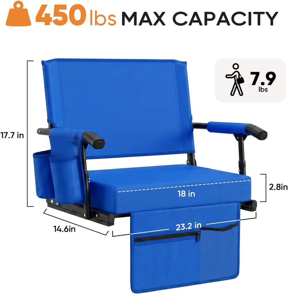 Sekey Stadium Seats with Back Support & Armrests