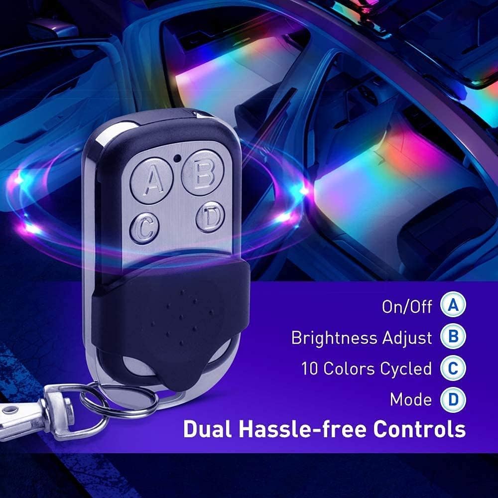 Govee Car Lights, RGBIC, Smart Interior Car Lights, APP&Remote Control