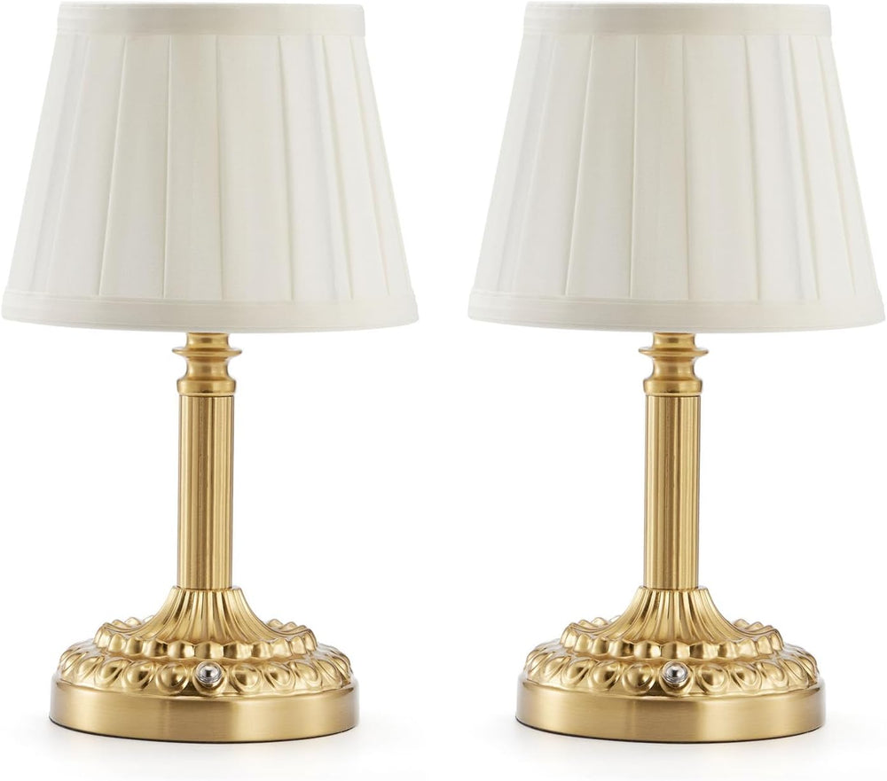 2 Pack Rechargeable Cordless Table Lamps for Restaurant Dining