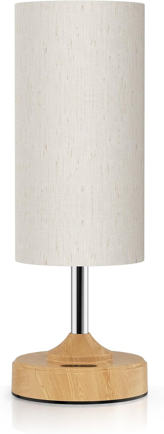 EZVALO Dimmable Cordless Table Lamp, Small Ambient Light with Timer