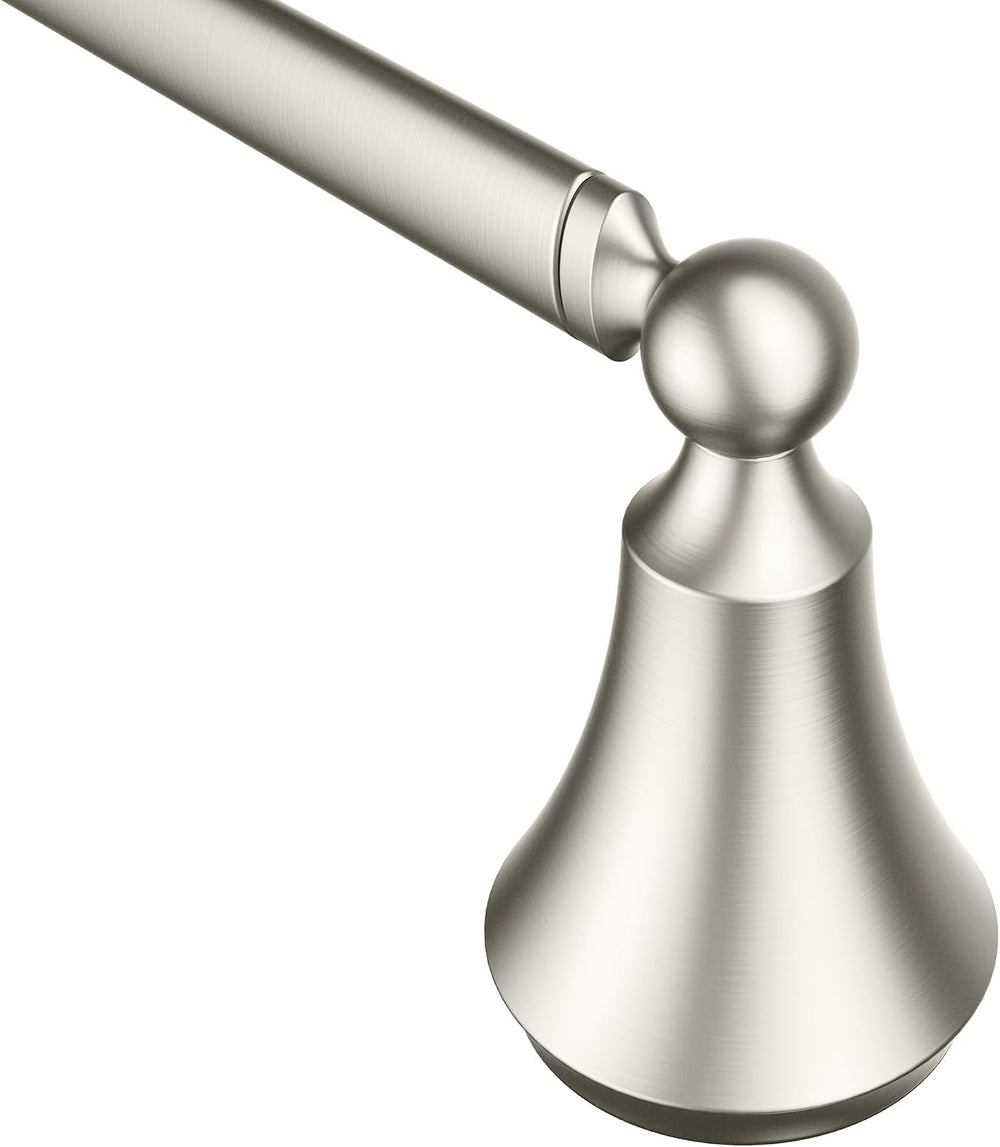 Moen YB5218BN Wynford Towel Bar, Brushed Nickel