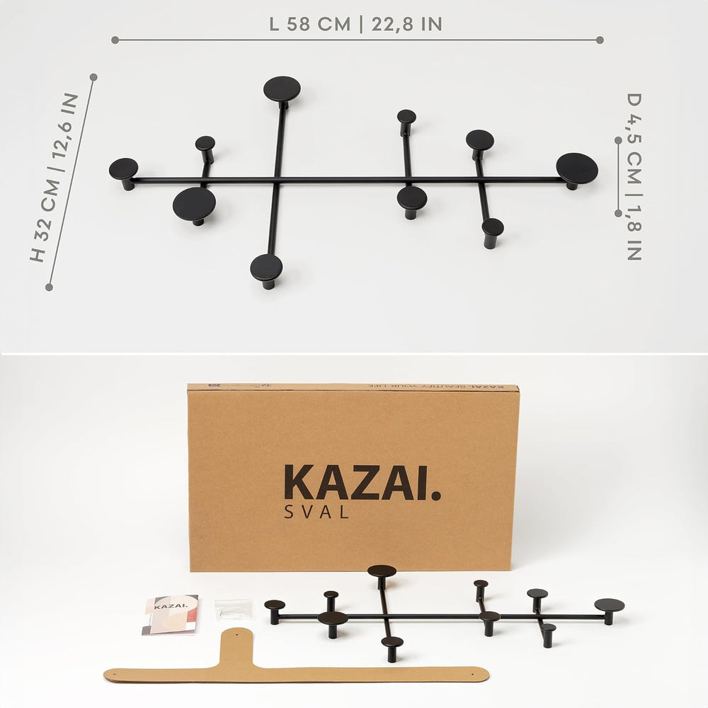 Kazai. 'Sval' Wall Wardrobe | Minimalist Coat Hook Design from Berlin...