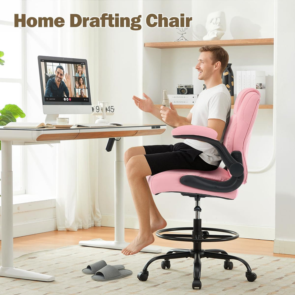 Ergonomic Drafting Chair,Tall Office Chair for Standing Desk