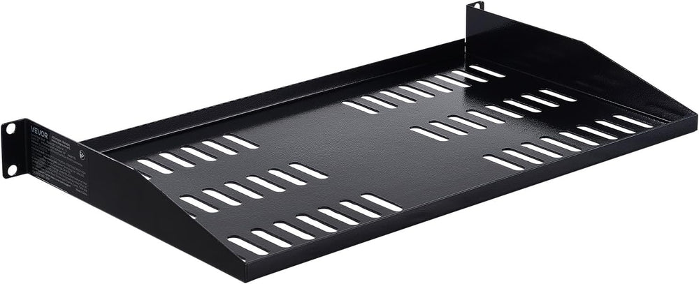 VEVOR 1U Server Rack Shelf, 4 PCS, 50 lbs Max Load-Bearing Vented Cantilever,...