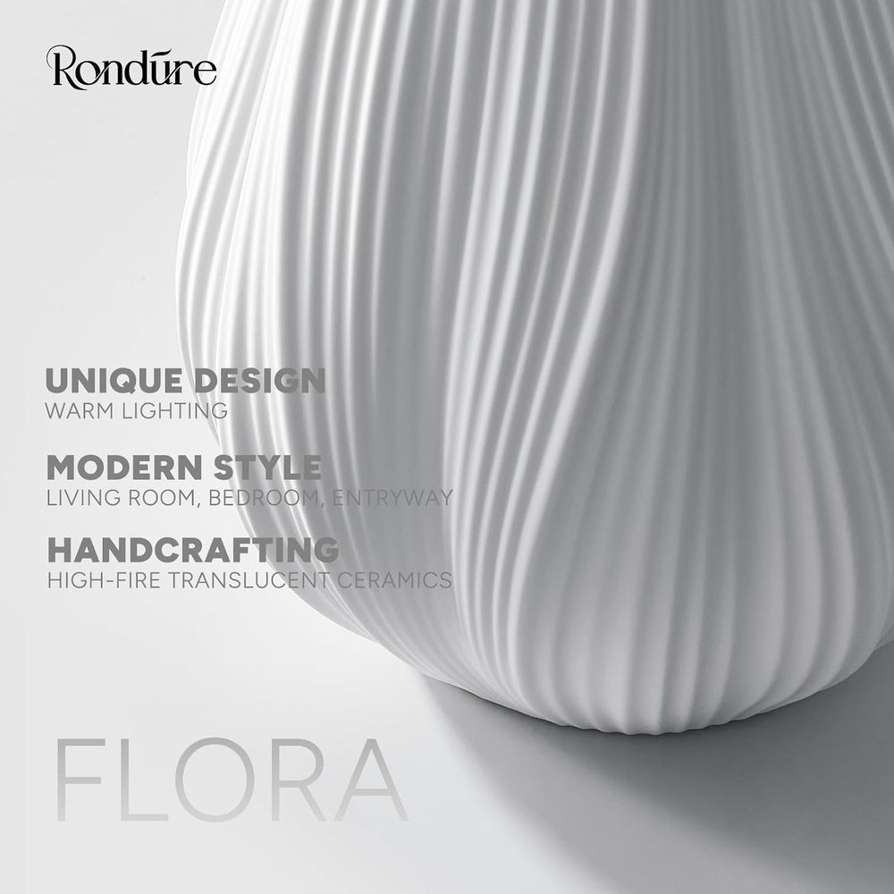 RONDURE Modern Ceramic Decorative Table Lamp Living Room Bedroom Bedside