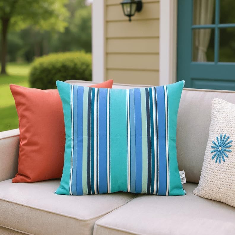 RSH DECOR: Sunbrella Lumbar & Square Pillows Set of 4 | 20" x 12&quo...