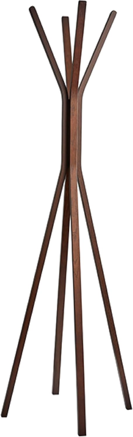 Adesso Toby Coat Rack with Natural Oak Finish – Space-Saving Entryway Organiz...