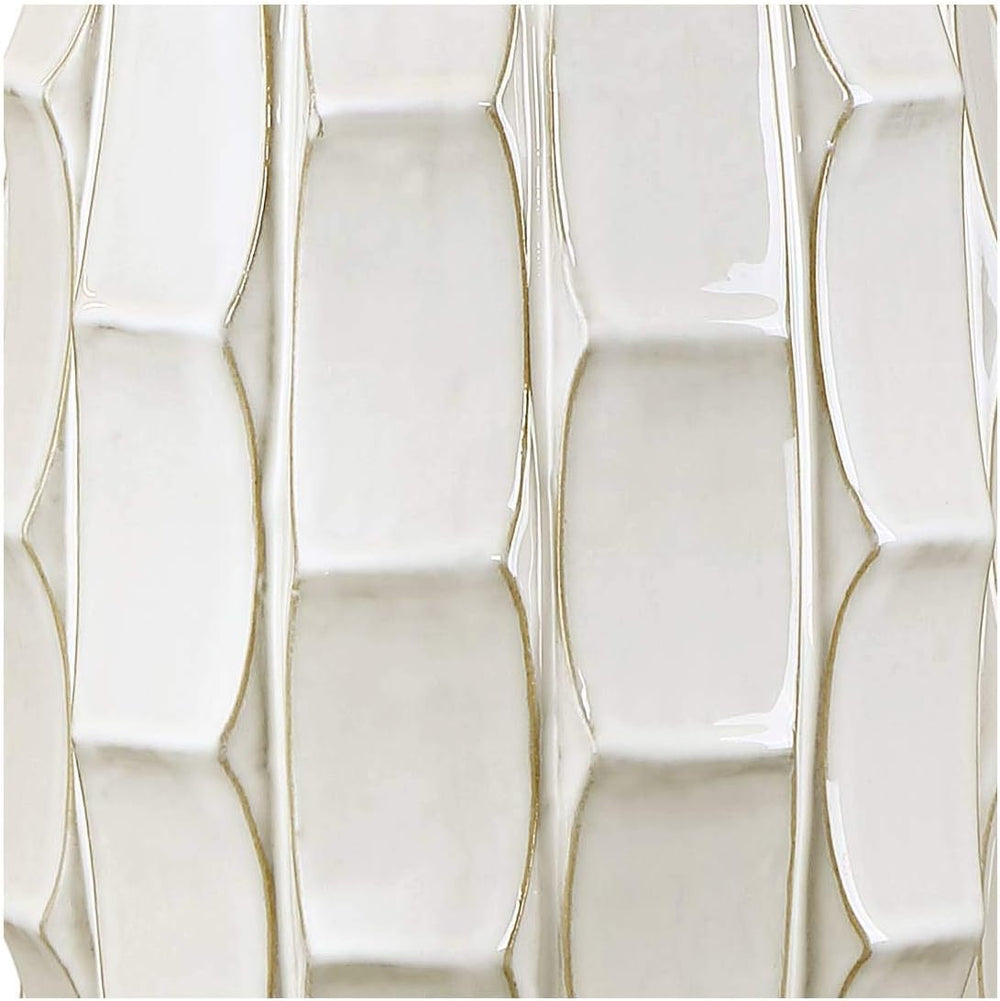 Cosgrove 32 3/4" Large Table Lamp Oval White Ceramic Modern
