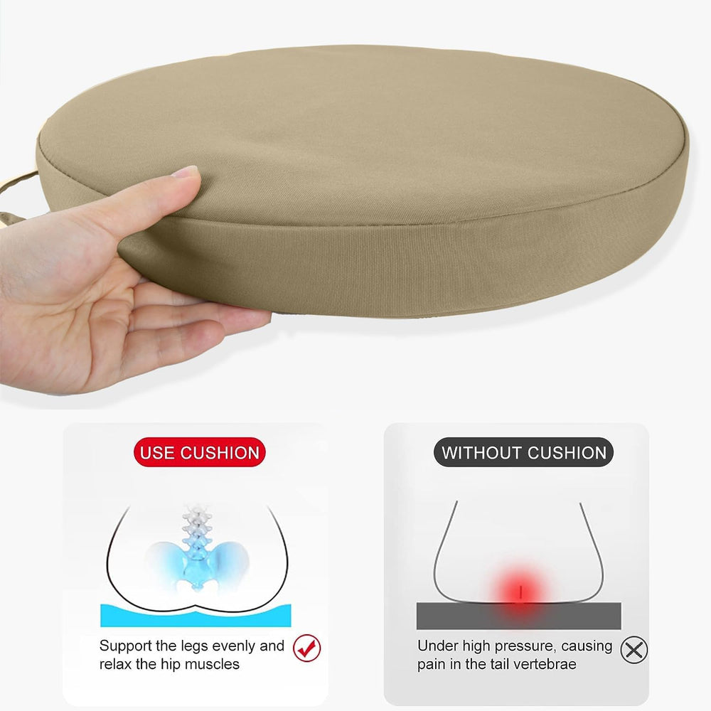 Loveboat Outdoor Bistro Chair Cushion Water Resistant Round Bar Stool Cushion...