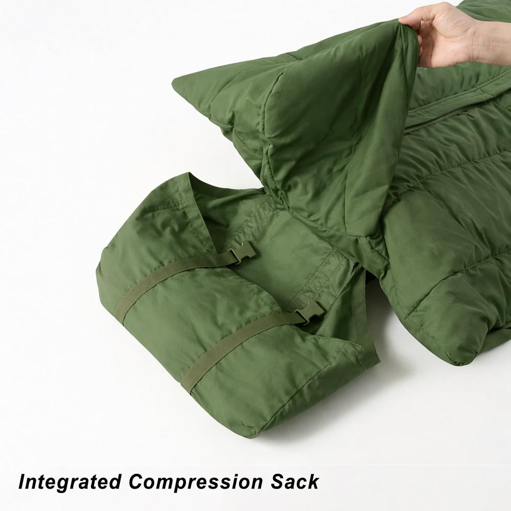 MT British Army Pattern 1958 Style Sleeping Bag with Compression Sack