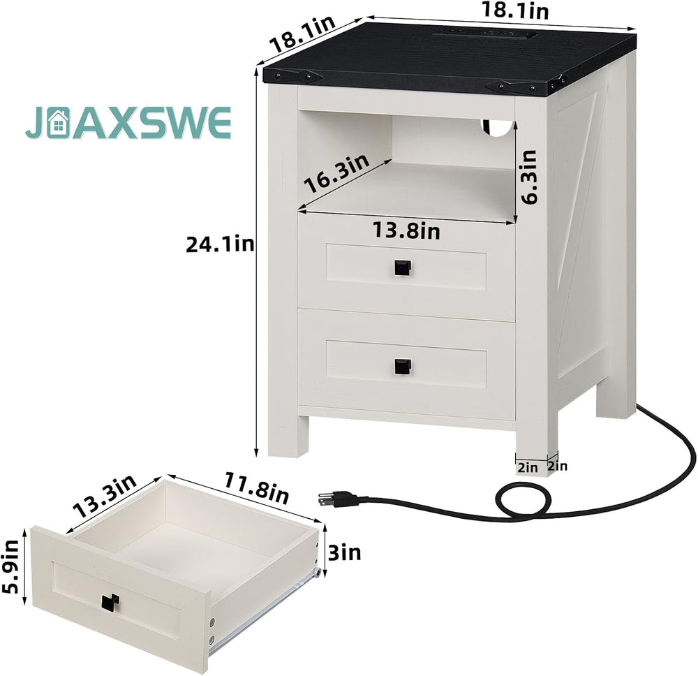 Joaxswe Farmhouse Living Room Sets, Coffee Table with Hidden Storage Organize...
