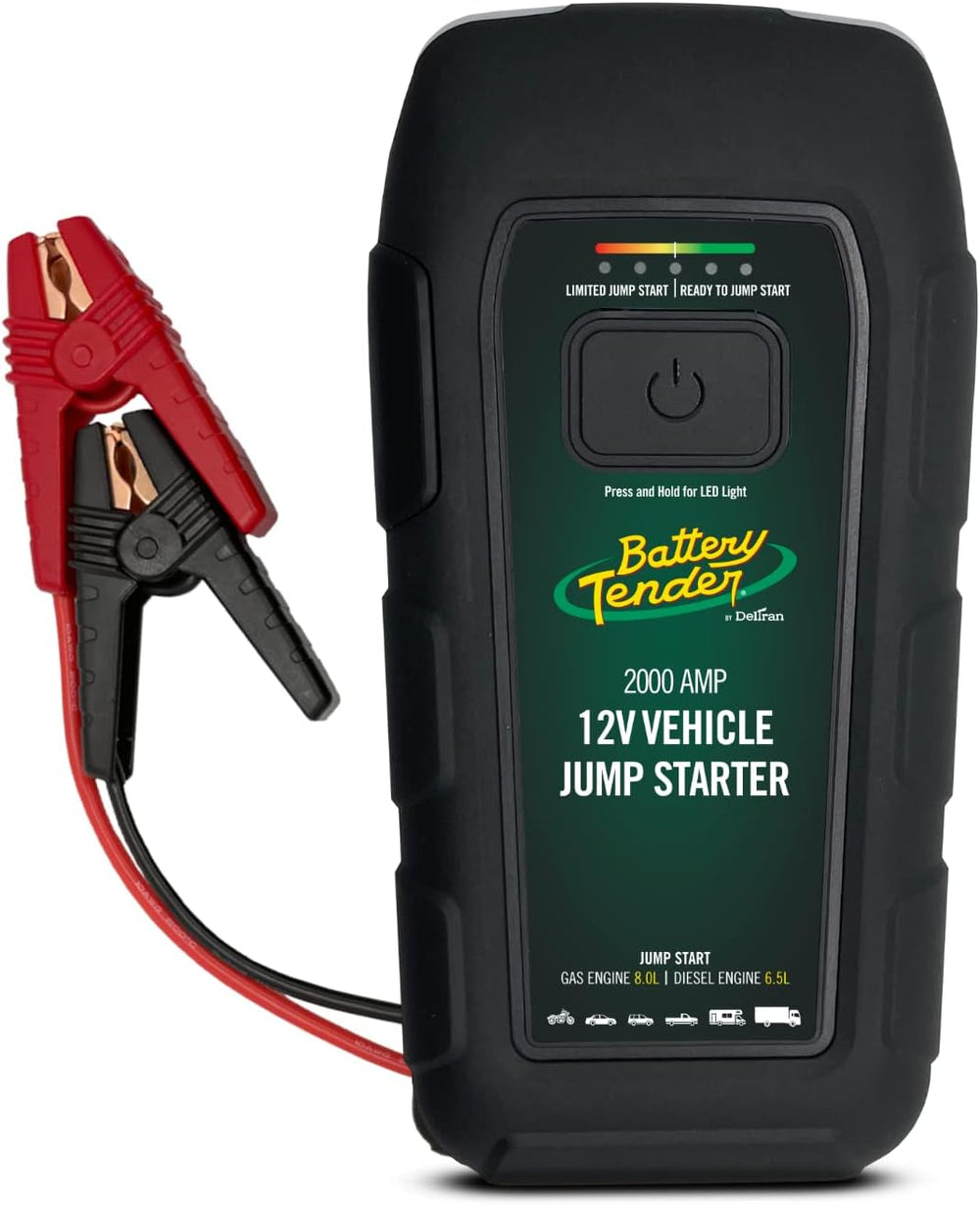 Battery Tender 2000 AMP Lithium Jump Starter - 16000mAh Portable Power Statio...