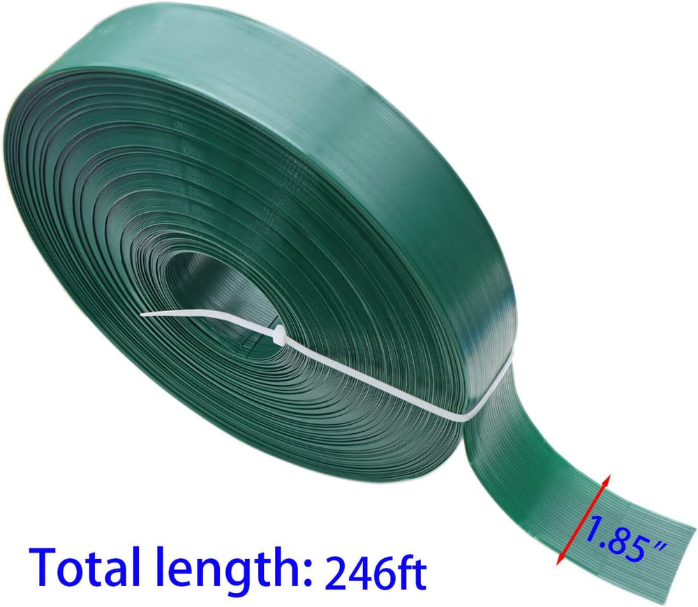 Chain Link Fence Privacy Tape, 246ft x 0.15ft Chain Link Fence Slats, Fence C...
