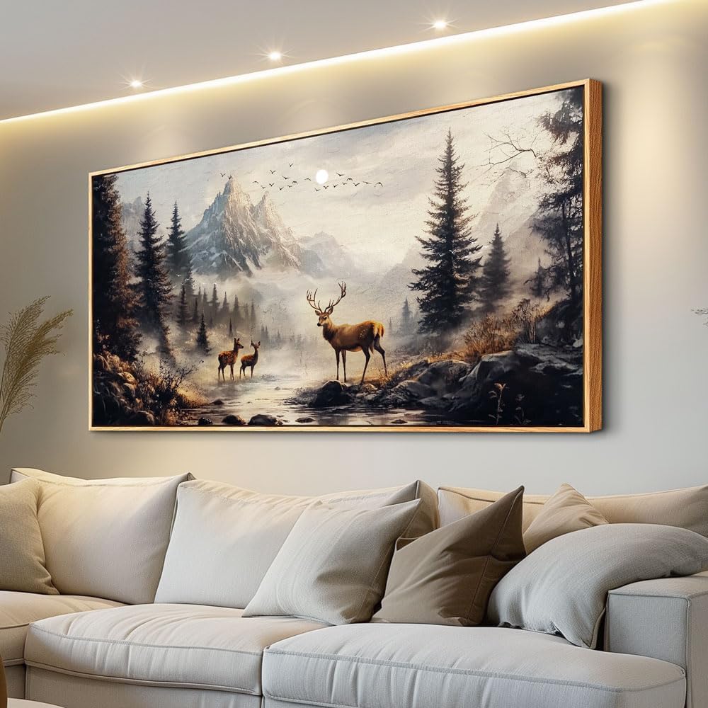 KELIYUAN Canvas Wall Art For Living Room Large Wall Decor For Bedroom Landsca...