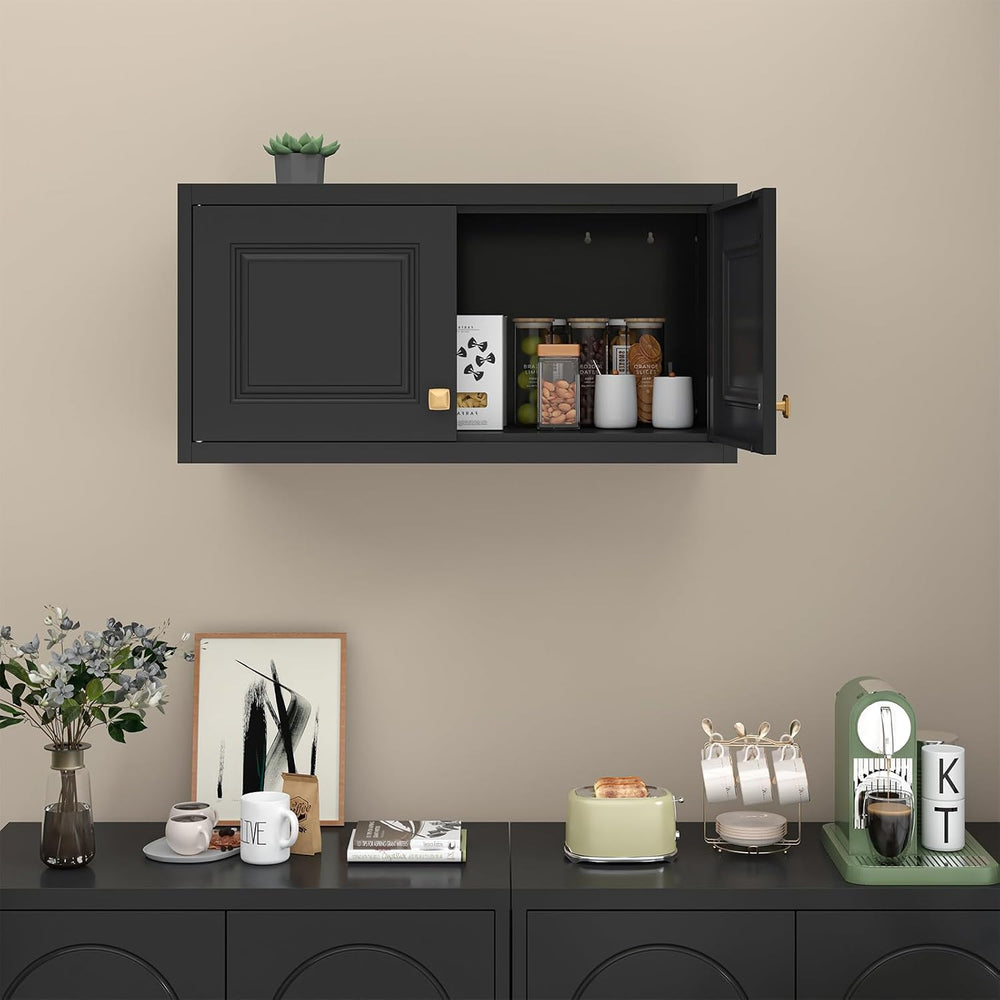 SteeLoong 15”Metal Wall Storage Cabinet,Upper Cabinet for Wardrobe