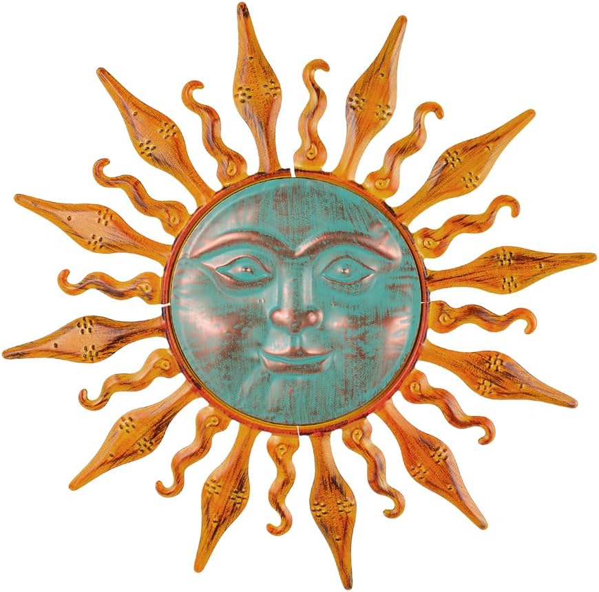 HOBYLUBY Metal Wall Art Decor, Large Wall Art Decor & Wall Sculpture