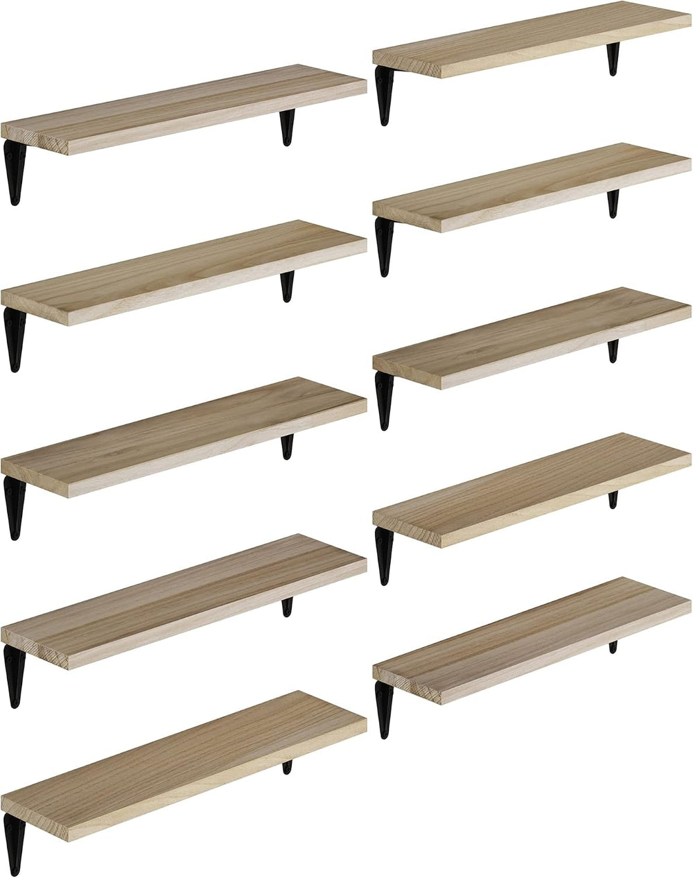Wallniture Arras Floating Shelves for Wall Decor,17"x4.5" Bookshelf...