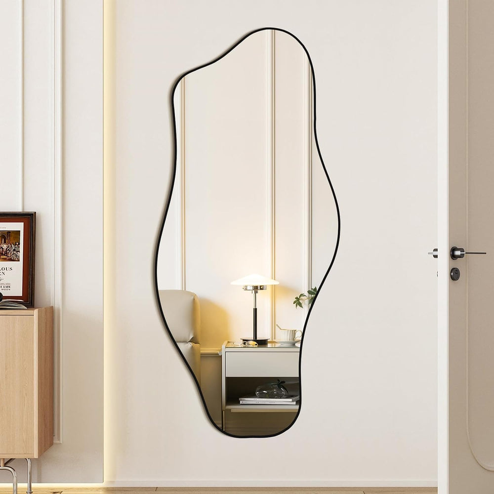 Mirrorons Irregular Mirror 47"x21" Cloud Vanity Mirror Wall Decor, ...