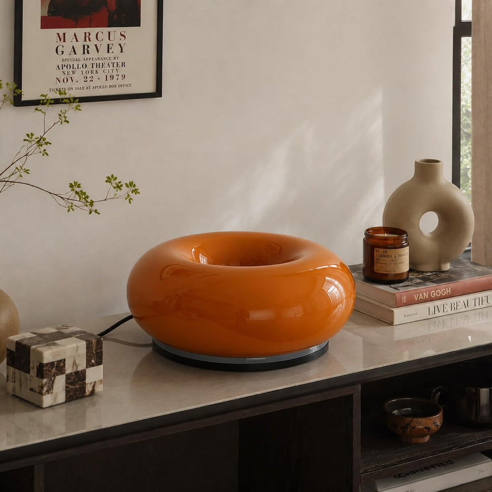 Orange Donut Table Lamp,Ambient Lighting Lamp,Aesthetic Room Decor