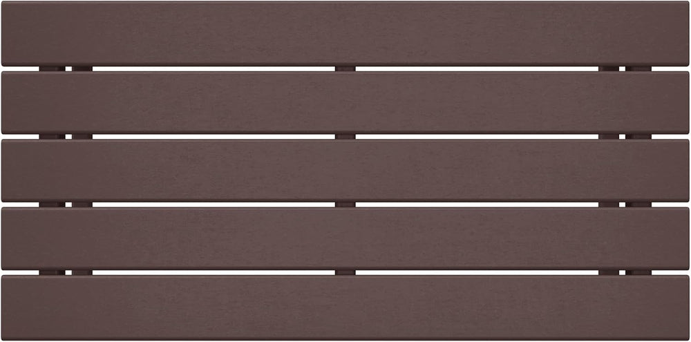 WestinTrends Malibu Outdoor Poly Coffee Table, 35.25" x 17.5", Dark...
