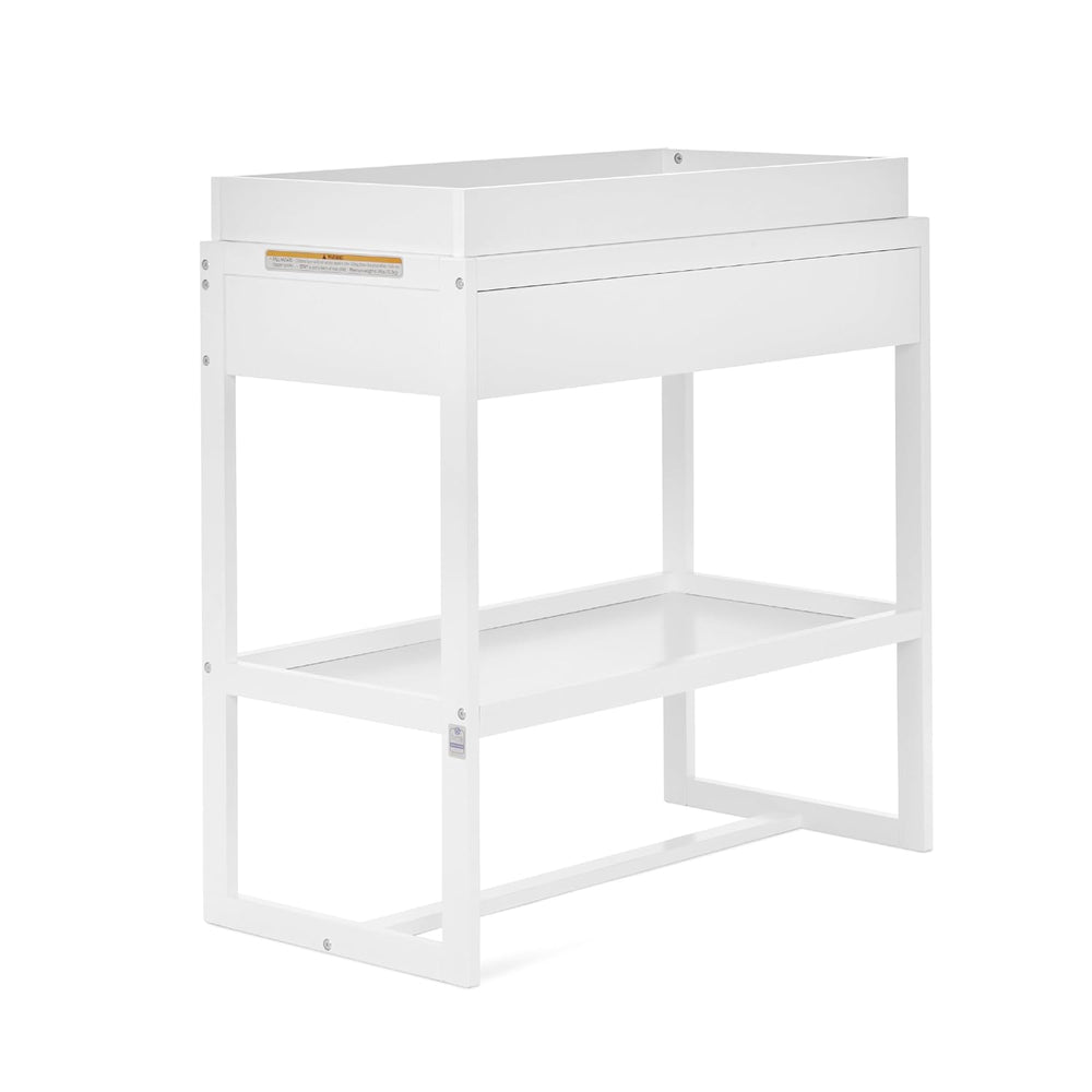 Dream On Me Arlo Changing Table with Pad & Safety Strap - White