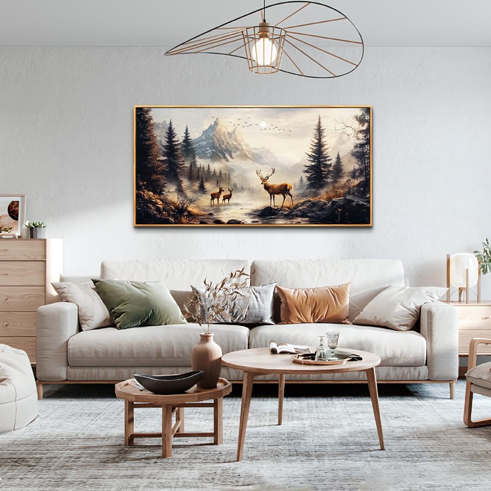KELIYUAN Canvas Wall Art For Living Room Large Wall Decor For Bedroom Landsca...
