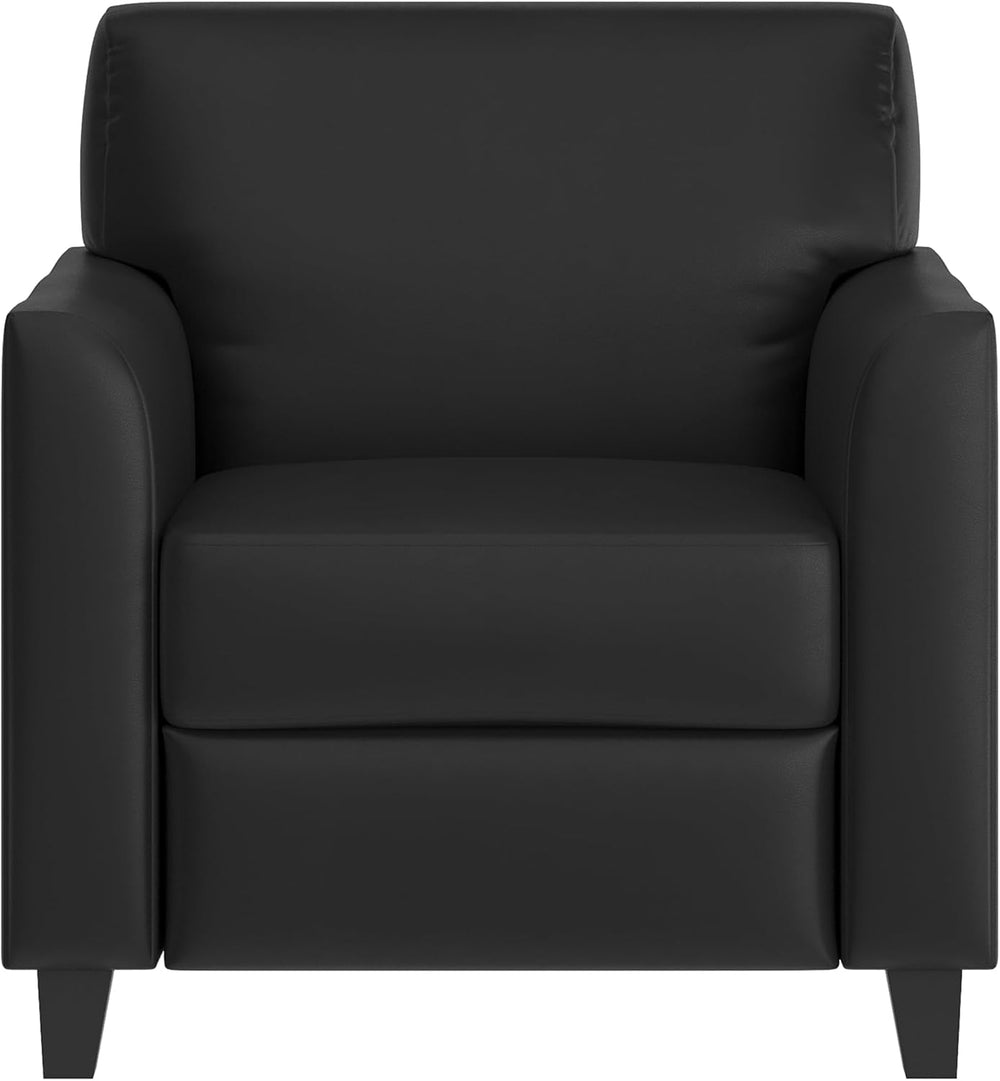 Flash Furniture Hercules LeatherSoft Chair, Black