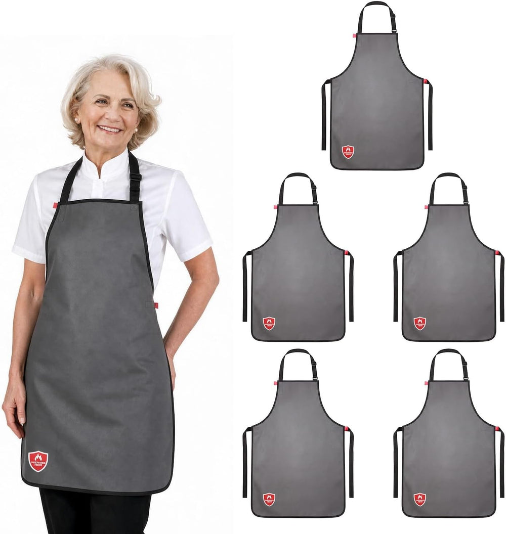 Prepared Hero Fireproof Apron for Women & Men, Doubles as Fire Blanket