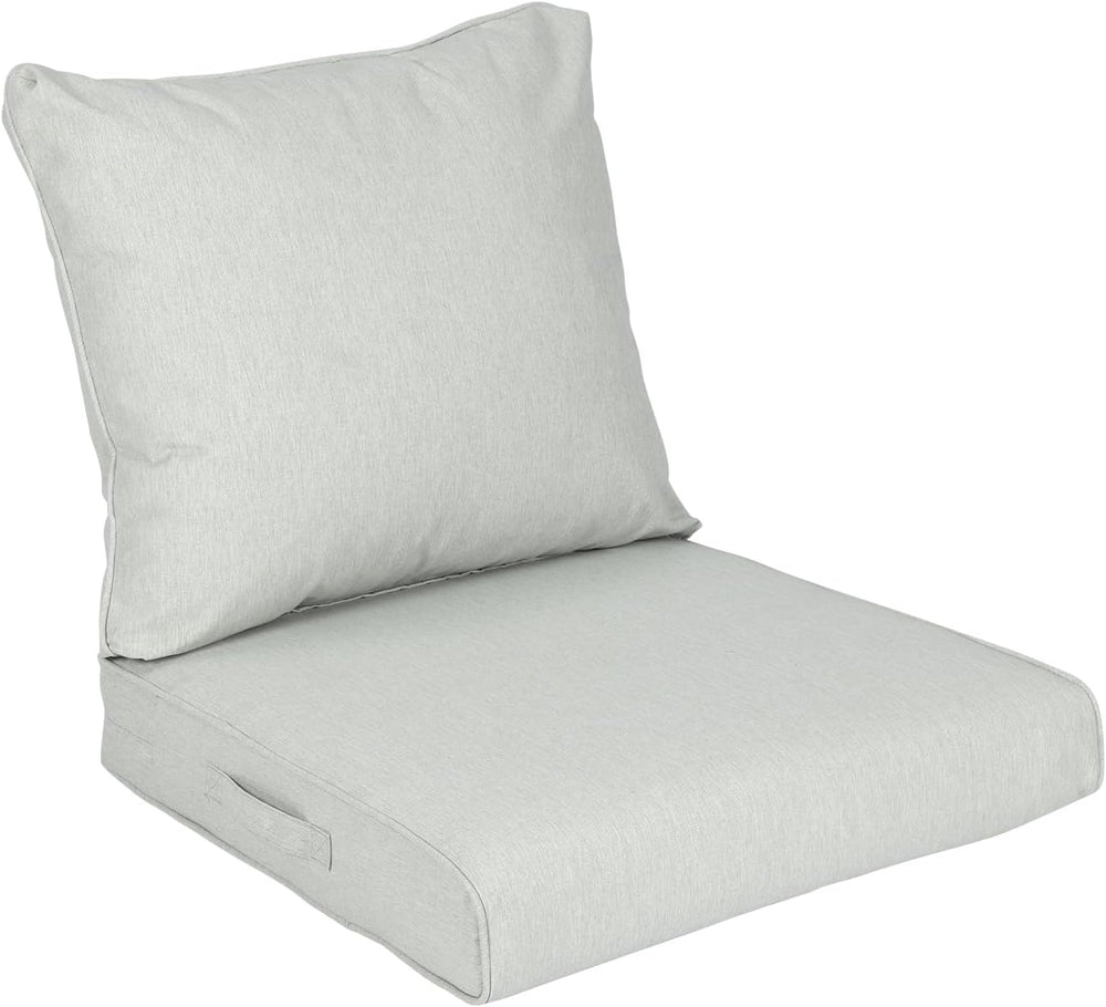 Aoodor 24" x 24" Patio Deep Seat Cushion Set, Grey